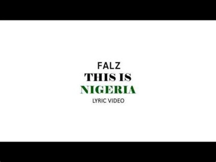 Falz This Is Nigeria Lyrics