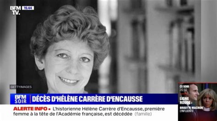 Hélène Carrère d’Encausse Cause Of Death, Wife, Children, Net Worth, Illness
