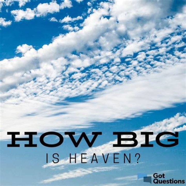 How big is heaven?