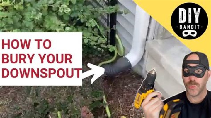 How can I hide my downspout?