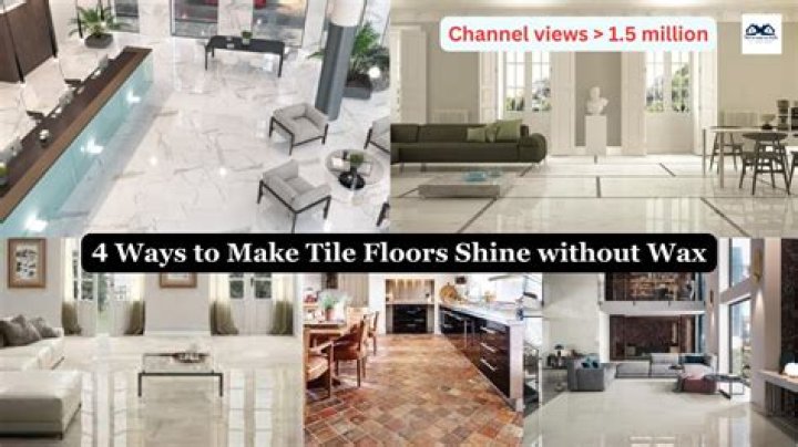 How can I make ceramic tile shine?