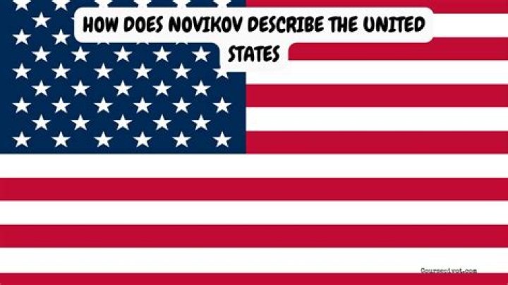 How did Nicholas Novikov describe the United States?