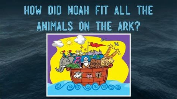 How did Noah fit all the animals on the Ark?