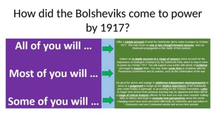 How did the Bolsheviks come to power?