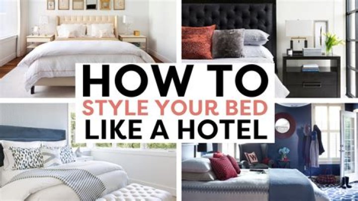 How do hotels make their beds traditional?