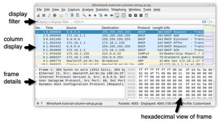 How do I add a column in Wireshark?