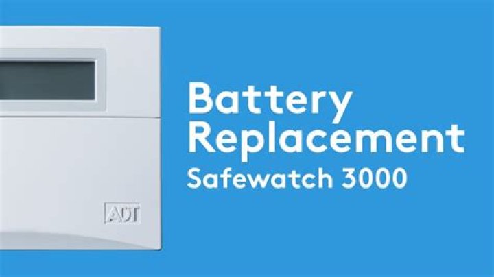 How do I change the battery in my ADT Safewatch Pro 3000 keypad?