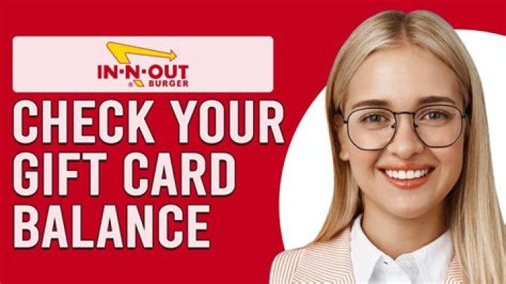 How do I check my in n out gift card balance?