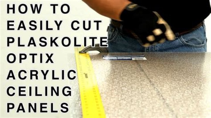 How do I cut Plaskolite?