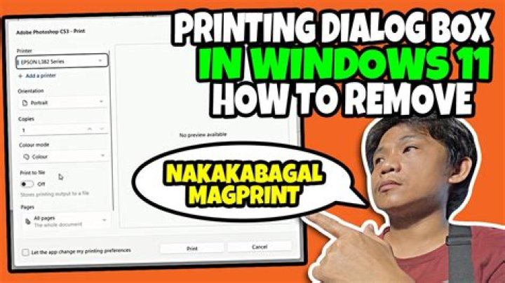 How do I disable the Print dialog box in Firefox?