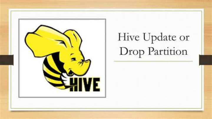 How do I drop a hive partition?