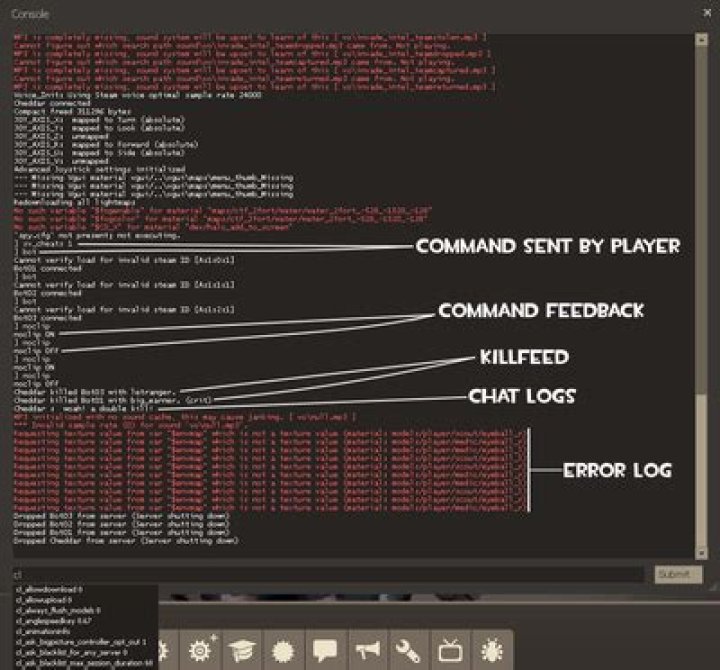 How do I enable console in tf2?