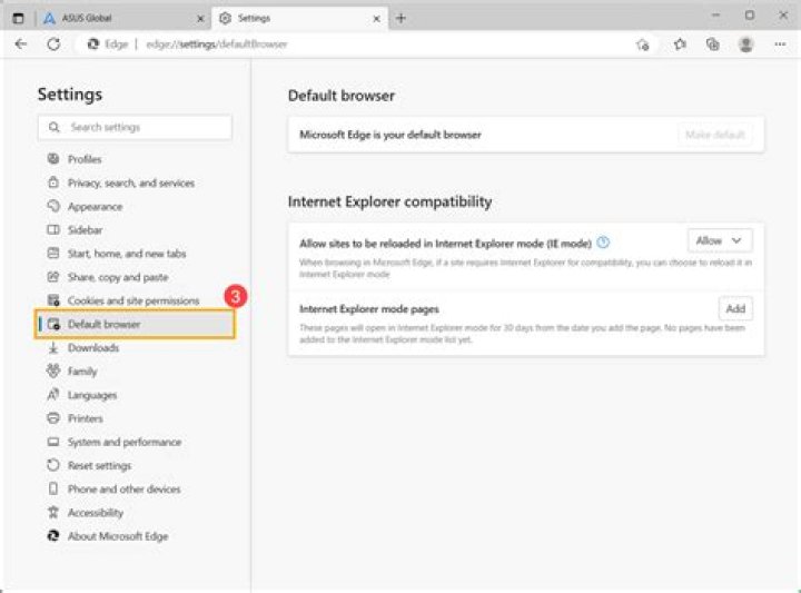 How do I enable DOM storage in Internet Explorer?