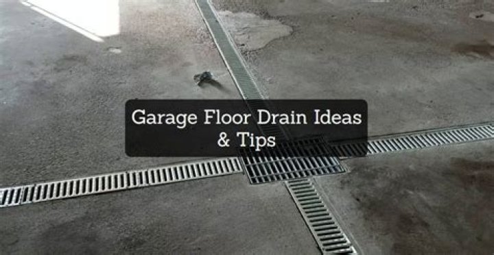 How do I install a drain in my garage?
