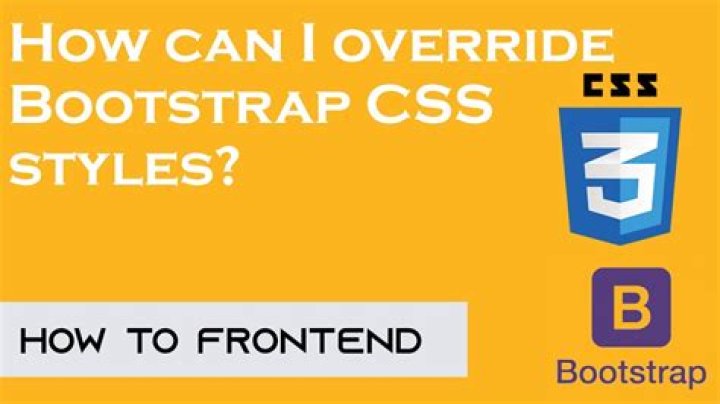 How do I override bootstrap?