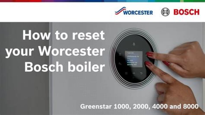 How do I reset my oil boiler?