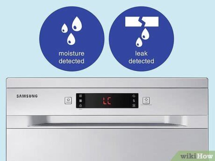 How do I reset the error code LC on my Samsung dishwasher?