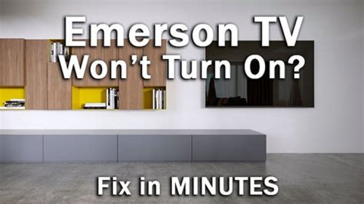 How do I turn off overscan on my Emerson TV?