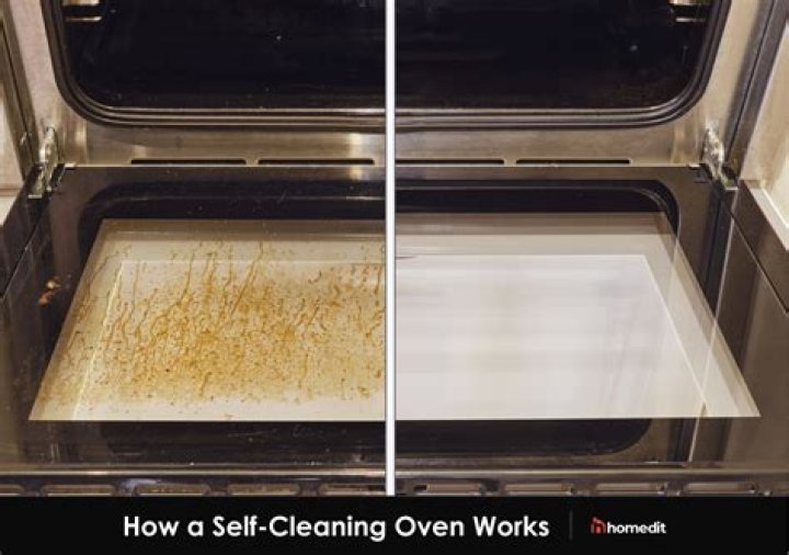 How do I use the self clean on my Hotpoint oven?