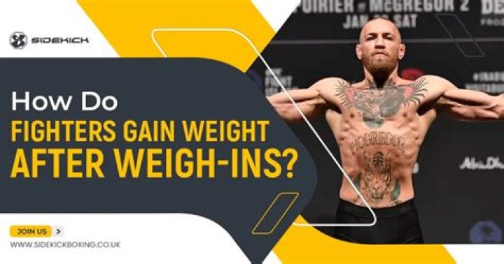 How do UFC fighters gain weight so fast?