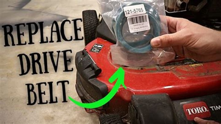 How do you adjust a Toro lawn mower belt?