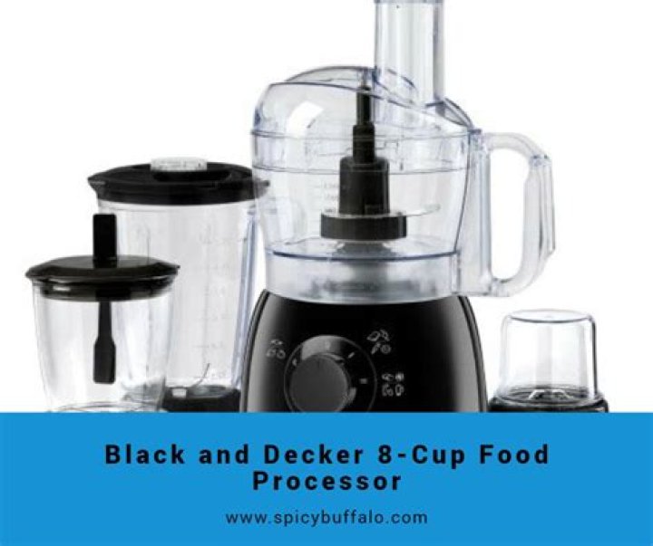 How do you assemble a Black and Decker 8 cup food processor?