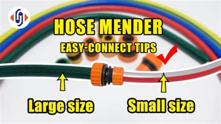 How do you attach a female hose mender?