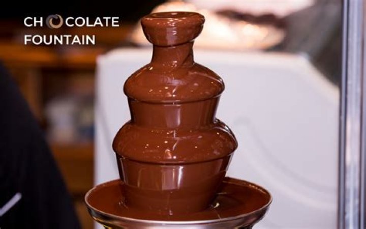 How do you clean a chocolate fountain?