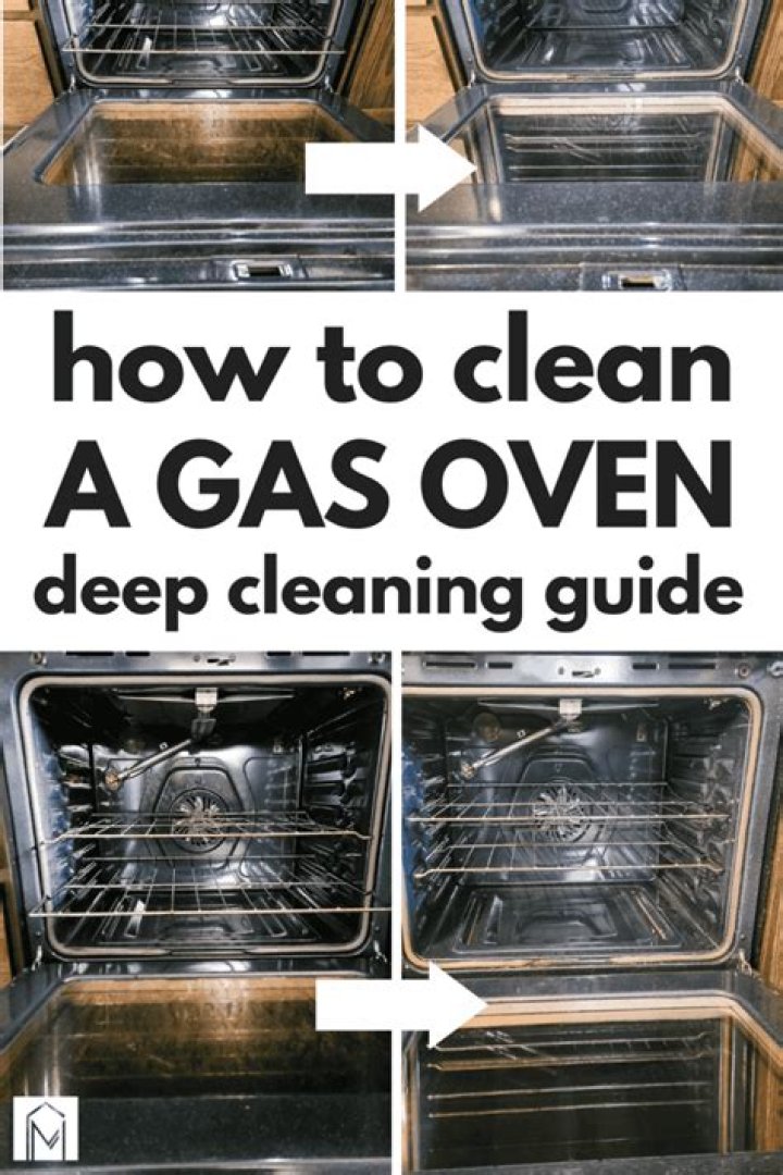 How do you clean a GE oven?