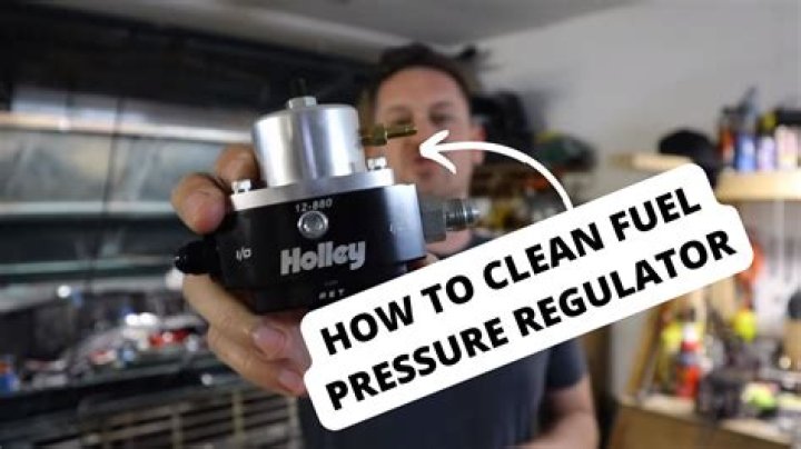 How do you clean a pressure regulator?