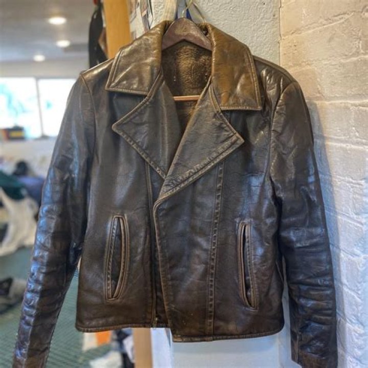 How do you clean a thrift store leather jacket?