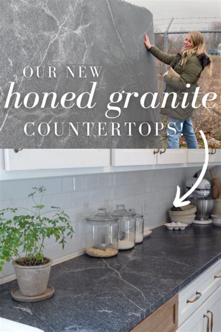 How do you clean honed granite countertops?