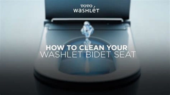 How do you clean Toto Washlet seats?