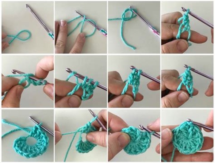 How do you crochet a half circle?