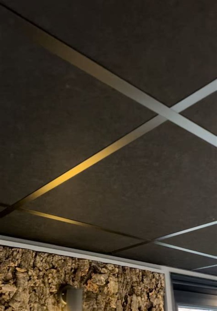 How do you cut edge ceiling tiles?