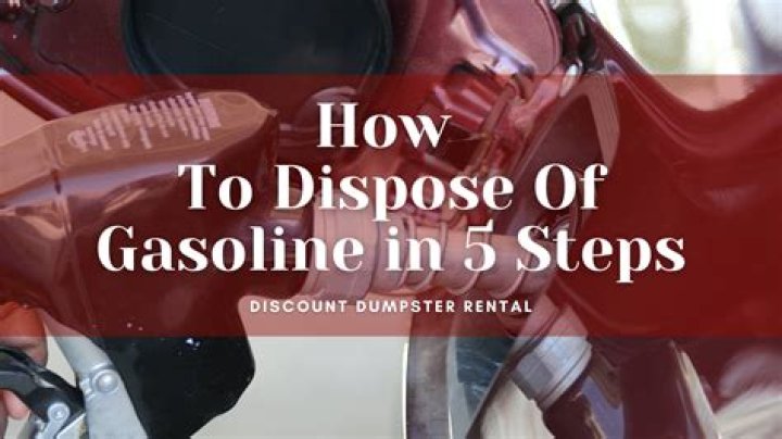 How do you dispose of old diesel fuel?