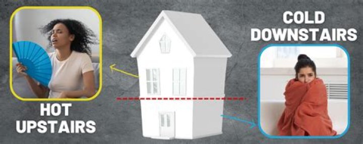 How do you fix a cold downstairs hot upstairs in the winter?