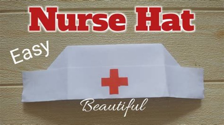 How do you fold a nurses hat?