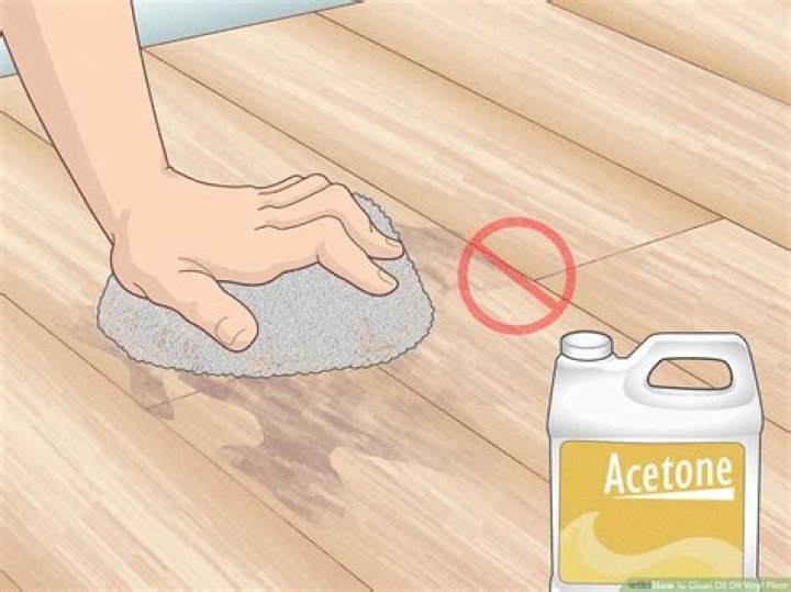 How do you get rust stains out of linoleum flooring?