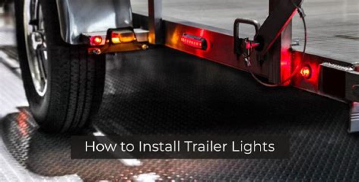 How do you ground trailer lights on an aluminum trailer?