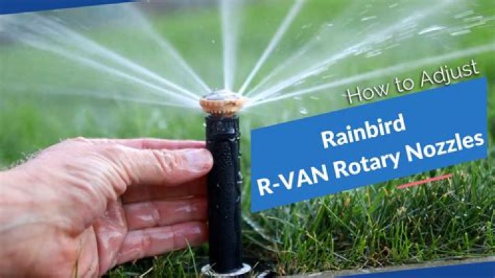 How do you install a Rainbird sprinkler head?