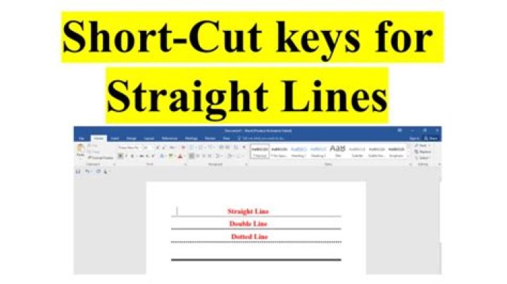 How do you keep a gig line straight?