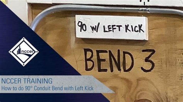How do you kick a 90 degree bend?