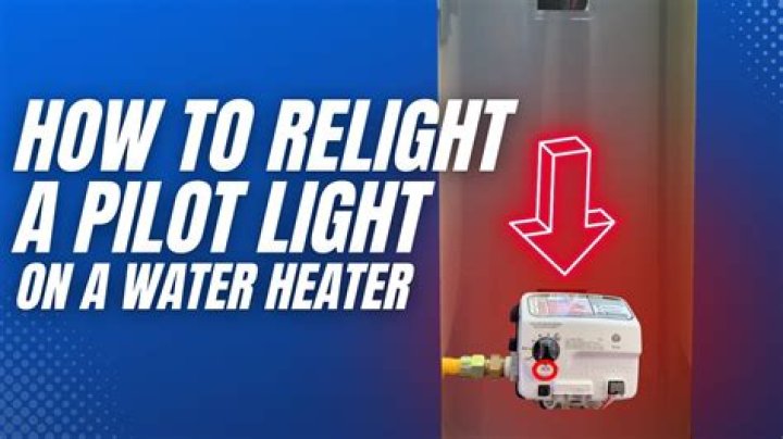 How do you light the pilot light on a Hayward pool heater?