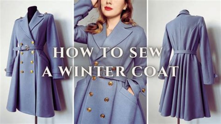 How do you line a coat for sewing?