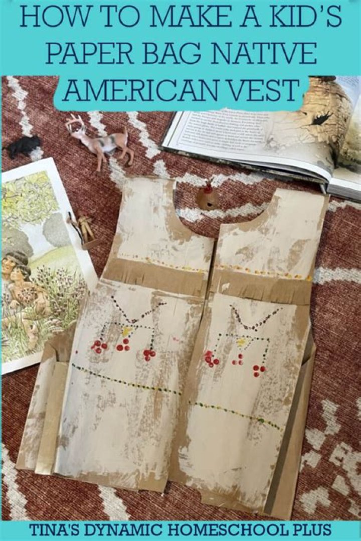 How do you make a brown paper bag vest?
