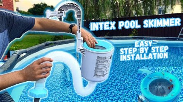 How do you make a homemade pool skimmer?