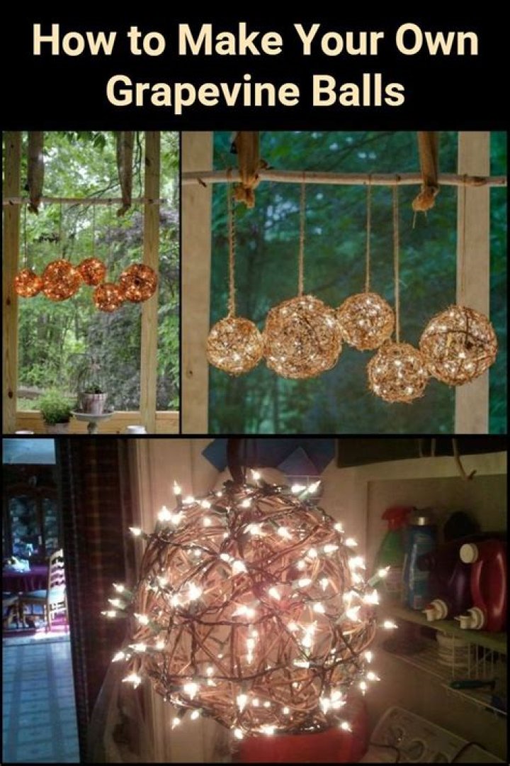 How do you make grapevine balls?