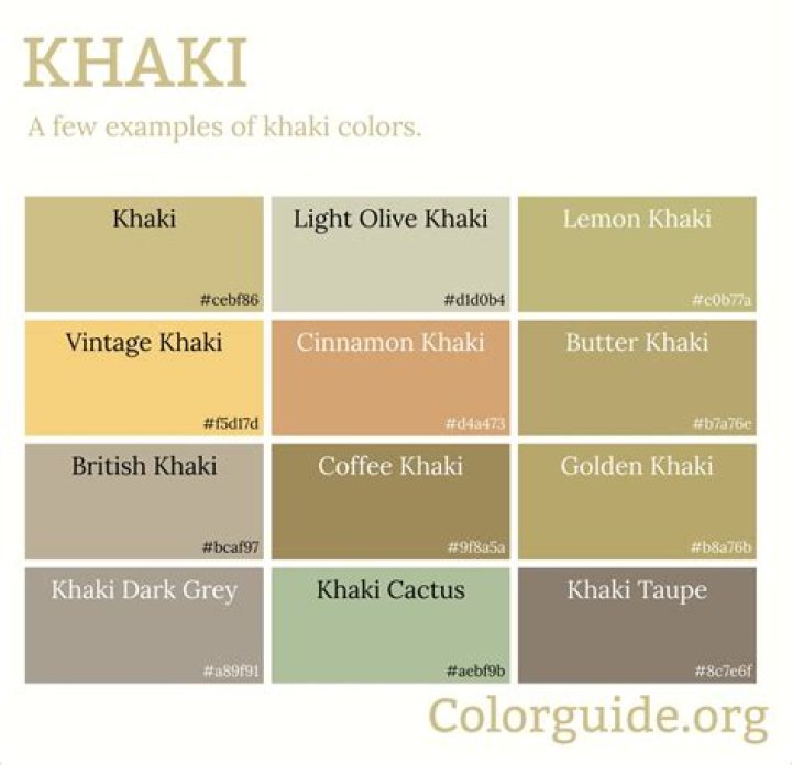 How do you make khaki paint?