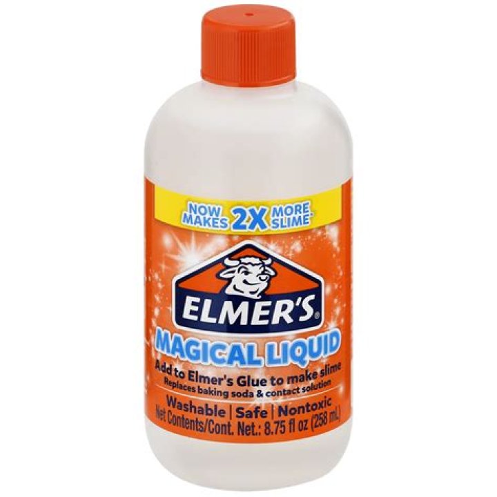 How do you make slime with Elmer's magic liquid?